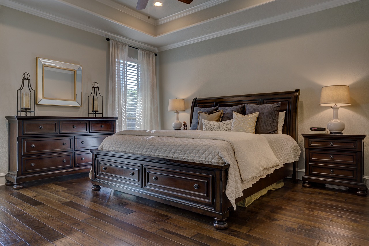 Bedroom, real estate, interior design in Allen, TX